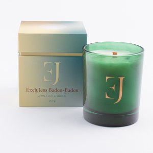 Baden Baden luxe geurkaars Groene fluoriet - A walk in the woods