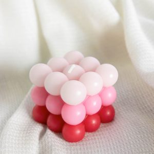 Bubbelkaars klein - Roze gradiënt (2)